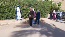 العصا الإلكترونية في مواجهة المحمول.. هكذا بدأت أولى امتحانات الثانوية العامة بجنوب سيناء