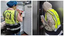 ضبط وإعدام كميات من الأغذية منتهية الصلاحية في مارينا الغردقة
