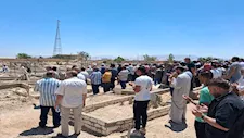  رفض سرقة متعلقاته فقتلوه.. تشييع جنازة "صلاح الألفي" ضحية لصوص  أنجولا -فيديووصور