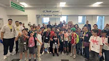 المونوريل يستقبل وفدًا من أطفال كنيسة القديس بولس الرسول في زيارة ترفيهية