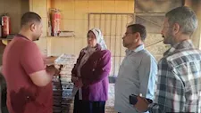 74 ضبط  مخالفة في حملات مفاجئة بأسواق الوادي الجديد (صور)