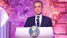 "المسلماني" في الحفل اليوناني بماسبيرو: الموسيقى الفرعونية خطفت الألباب ورسالتنا الخير والجمال