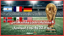 بعد الجولة الثانية.. 6 منتخبات تتأهل رسميًا إلى دور الـ32 و4 تودع كأس العالم