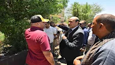  محافظ أسيوط يتابع تطوير طريق الجامعة البحرية وإنشاء سور بجوار مصرف الجبل 