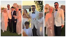 العروس تطلق الزغاريد.. شقيقة أحمد السعدني تنشر صورًا من حفل الزفاف