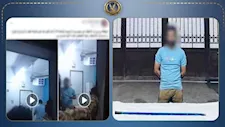 فيديو صادم | شاب يعتدي على والدته وشقيقته في بني سويف.. والداخلية تتدخل