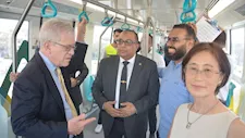 نموذج حديث للنقل الذكي.. القائم بأعمال السفارة الأمريكية يشيد بمونوريل شرق النيل -(صور)