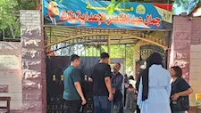 بالصور.. إجراءات تفتيش طلاب الثانوية العامة قبل بدء امتحان اللغة العربية
