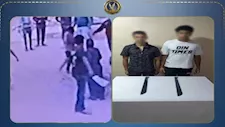 فيديو مثير| شخصان يهددان مواطنًا بأسلحة بيضاء في الغربية.. والداخلية تتدخل