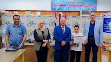 بالصور- تكريم أوائل إعدادية الفيوم بعد حصولهم على الدرجة النهائية
