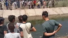 بالصور- ارتفاع ضحايا سقوط تروسيكل في ترعة بأسيوط إلى 8 وفيات