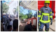 ترك 3 أطفال ورحل بطلاً.. الحزن يخيم على المنوفية بعد وفاة أمين شرطة في حريق منشأة ناصر