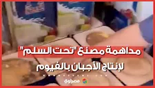 مداهمة مصنع "تحت السلم" لإنتاج الأجبان بالفيوم