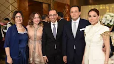 12 صورة من عقد قران ابنة وزيرة الثقافة بحضور وزراء وفنانين