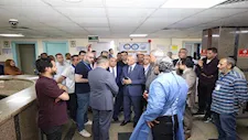 جولة تفقدية لرئيس جامعة المنيا بمستشفى الكبد قبل تطبيق التأمين الصحي (صور)