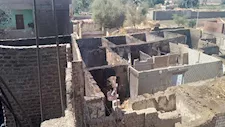 حريق ضخم يلتهم 17 منزلًا في جرجا.. والأهالي ينجون بأعجوبة (صور) 