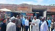 بالصور.. محافظ أسوان يضع اللمسات الأخيرة لخطة تطوير مدخل معبد فيلة   