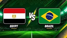 شاهدها بالمجان.. موعد مباراة مصر والبرازيل والقناة الناقلة