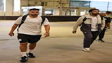 10 صور لوصول لاعبي منتخب مصر لملعب هنتنجتون فيلد لمواجهة البرازيل وديا