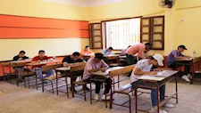 تداول صور مزعومة لأسئلة امتحان الهندسة للشهادة الإعدادية بالجيزة