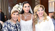 هالة سرحان تحتفل بعقد قران ابنة وزيرة الثقافة جيهان زكي.. وتنشر صورًا من
