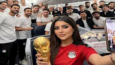 أيتن عامر تدعم منتخب مصر: "فرقتنا حلوة وجميلة"