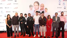 نيللي كريم وأمير المصري يحتفلان بالعرض الخاص لفيلم القصص