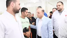 مصابو خروج عربة قطار عن القضبان يغادرون مستشفى طنطا باستثناء حالة