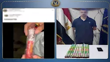  سقوط عامل حول غرفته لمخزن صواريخ وأدار صفحة لبيع الألعاب النارية بالعياط