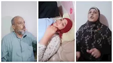 "قالوا انتحرت وعايشة بـ 3 مسامير".. سيدة المنوفية تنفي إلقاء نفسها: "جوزي وأمه رموني" (فيديو وصور)