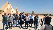لجنة المشروعات بمجلس الوزراء تتفقد المتحف الآتوني بالمنيا لمتابعة معدلات التنفيذ