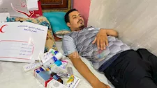 طلقة خرطوش في حفل زفاف بالمنوفية تحرم أبًا من الحركة والعمل -فيديو وصور