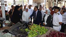 بعد نقل الباعة الجائلين.. محافظ القليوبية يتابع تطوير سوق بهتيم ميدانيًا