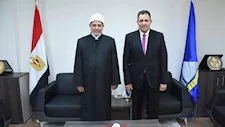 محافظ دمياط يستقبل رئيس جامعة الأزهر لبحث أوجه التعاون المشترك