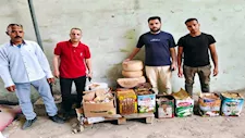 ضبط مصنع لإنتاج خثرة جبن الموزاريلا غير صالحة للاستهلاك جنوب بني سويف- صور