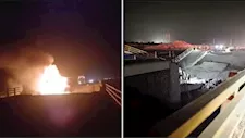 مشاهد من استهداف الجسور في إيران.. الضربات الأمريكية تدخل مرحلة جديدة