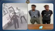 بعد تداول الفيديو.. ضبط شخصين كسرا زجاج سيارة وسرقا هاتفًا بالعبور