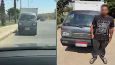  فيديو مخالف يوقع سائق ربع نقل في "شر أعماله" بالقاهرة 