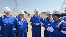 وزير البترول يتفقد مشروع "إنبي" و"بتروجت" في الإمارات