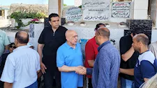  وكيل رياضة بورسعيد يشارك في جنازة شقيق طارق سليمان -صور   