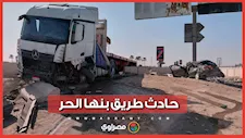 سيارات الإسعاف تواصل نقل المصابين.. حصيلة ضحايا حادث طريق بنها الحر ترتفع وسط استنفار طبي