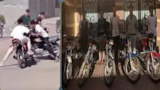 بقصد اللهو.. سقوط 5 شباب استعرضوا بدراجات نارية بكفر الشيخ