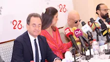  المؤتمر الصحفي لعرض "داليدا الأغنية التي لا تنتهي" بالسفارة الفرنسية