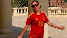 بقميص إسبانيا.. ياسمين رئيس تحتفل بفوز "الماتادور" بكأس العالم
