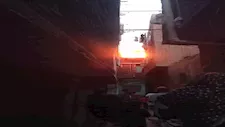 ماس كهربائي بالغسالة.. إخماد حريق  بشقة في ميامي بالإسكندرية
