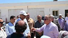  محافظ جنوب سيناء يتفقد أعمال تطوير محطة معالجة مياه الصرف الصحي بدهب -صور 