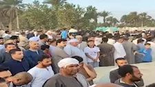 الفيوم تُشيّع جثامين 4 عمال من ضحايا الماس الكهربائي في السعودية -صور