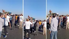 إصابة 11 شخصًا في انقلاب ميني باص على طريق شبرا – بنها الحر (صور)