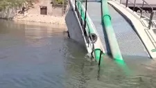 انهيار كوبري محطة الفقاعي ببني سويف.. والشركة ترد ببيان رسمي