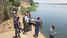 بعد انهيار الممشى المعدني.. لجنة فنية تفحص محطة مياه الفقاعي ببني سويف (صور)